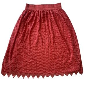 “Metro Wear” Lined Midi Skirt